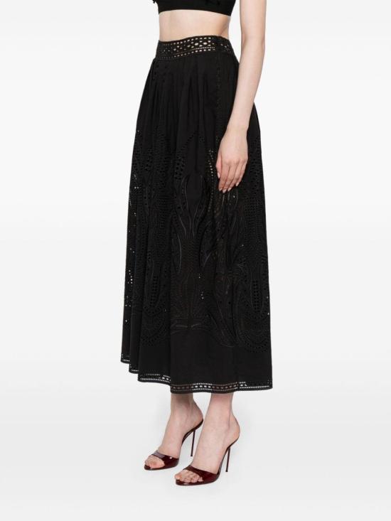  알베르타 페레티 롱 스커트 011801390555 Black - ALBERTA FERRETTI
