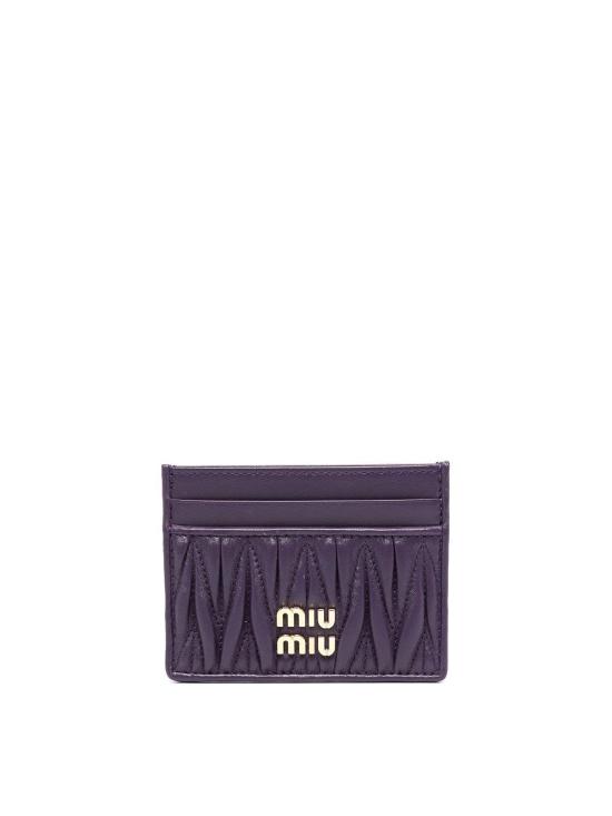  미우미우 카드지갑 5MC0762FPPF0030 Purple