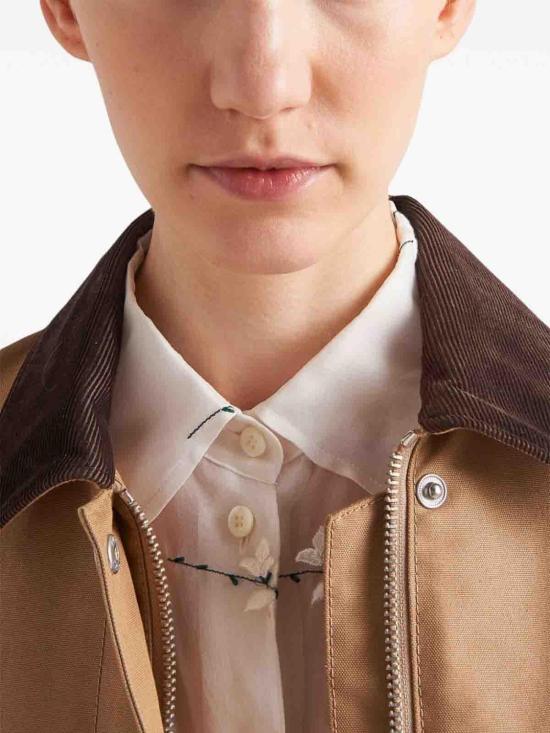  프라다 미디 원피스 P3L88RSOOO14KFF0009 White - PRADA