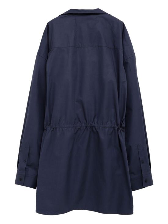  발렌시아가 셔츠 미니 드레스 814136 TRM17 4530 FADED BLUE - BALENCIAGA