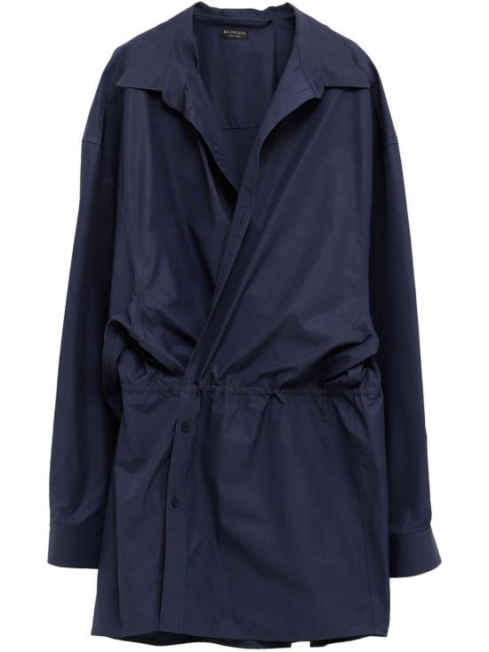 25SS 발렌시아가 숏 원피스 814136 TRM17 4530 FADED BLUE