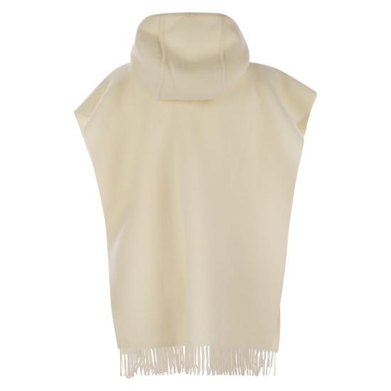 24FW 브루넬로 쿠치넬리 케이프 MSCDAGP44 CREAM - BRUNELLO CUCINELLI