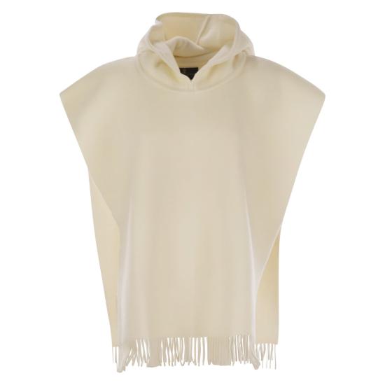 24FW 브루넬로 쿠치넬리 케이프 MSCDAGP44 CREAM