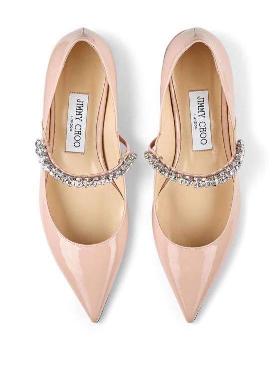 25SS 지미추 힐/펌프스 BINGPUMPFLATPAT MACARON Pink - JIMMY CHOO