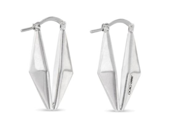 25SS 지미추 이어링 DIAMOND CHN EARRING CZI ANTIQUE SILVER - JIMMY CHOO