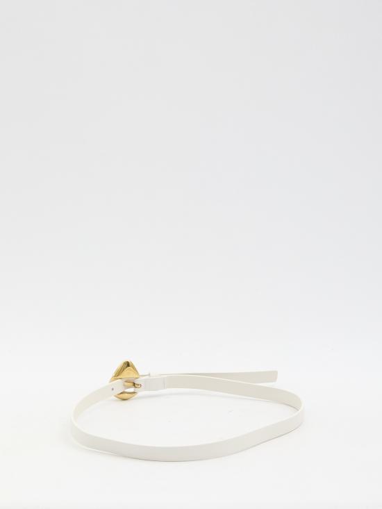 25SS 보테가베네타 슬림 벨트 805780 IVORY - BOTTEGA VENETA