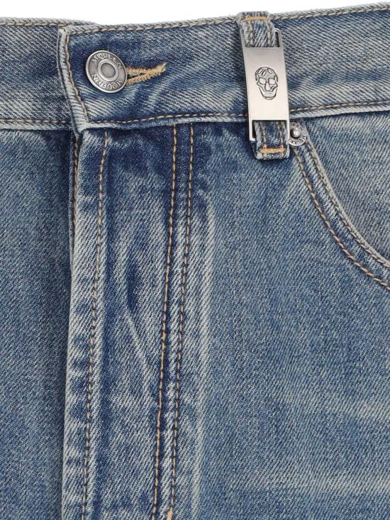 25SS 알렉산더 맥퀸 데님 팬츠 814645 QYAA9 4211 Blue - ALEXANDER MCQUEEN