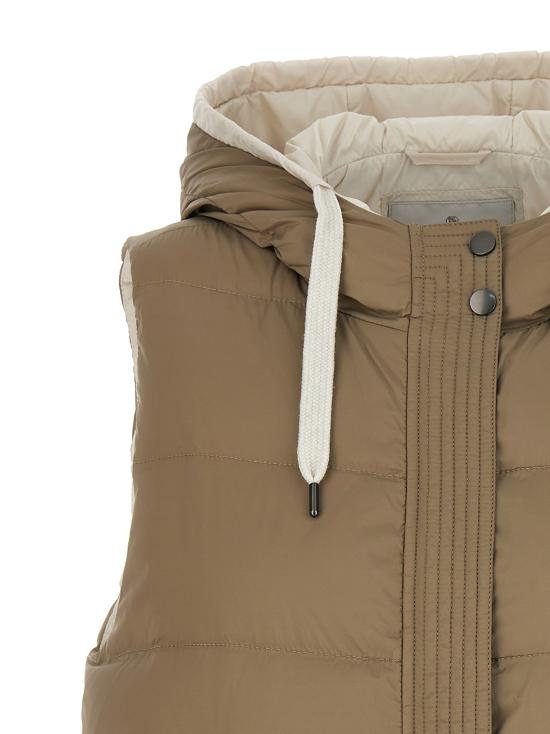 24FW 브루넬로 쿠치넬리 베스트 MR4052645C2964 Beige - BRUNELLO CUCINELLI