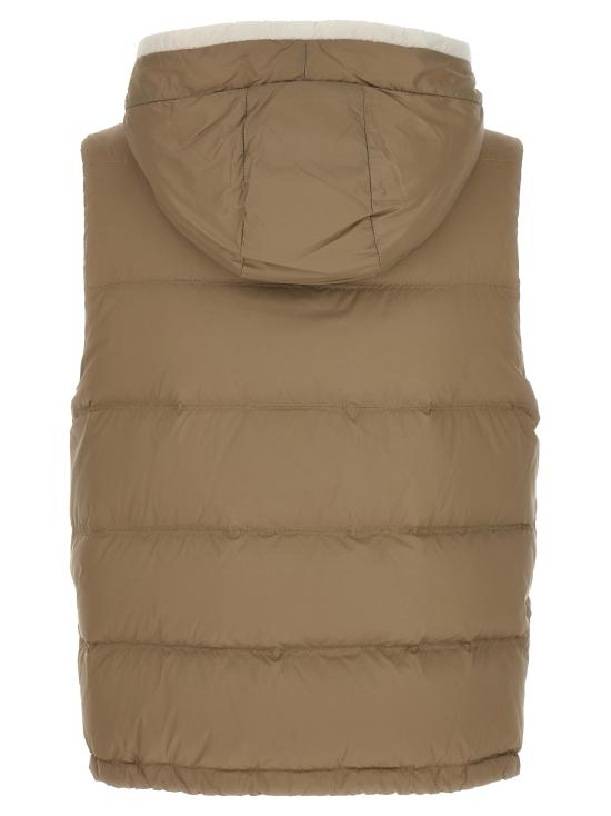 24FW 브루넬로 쿠치넬리 베스트 MR4052645C2964 Beige - BRUNELLO CUCINELLI