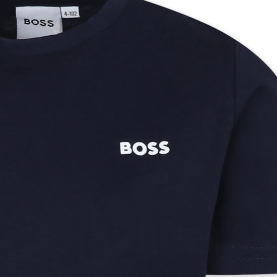 26SS [키즈] 보스 티셔츠 J25P23 849 BLUE - BOSS