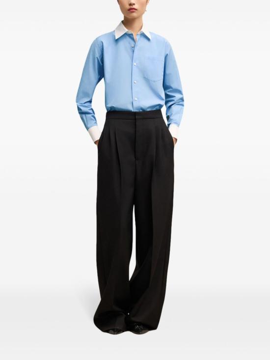  아미 셔츠 FSH050CO00634844 CASHMERE BLUE DOM - AMI