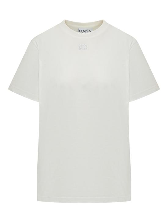 25SS 가니 반팔 티셔츠 T3946135 EGRET DOM