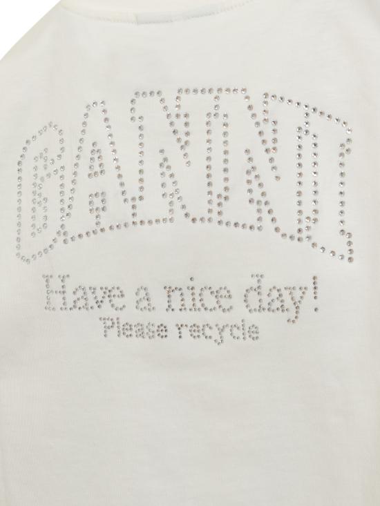 25SS 가니 반팔 티셔츠 T3946135 EGRET DOM - GANNI