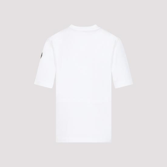  몽클레어 반팔 티셔츠 J10938C0000289A17001 WHITE DOM - MONCLER