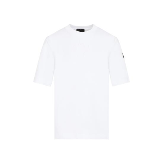  몽클레어 반팔 티셔츠 J10938C0000289A17001 WHITE DOM - MONCLER