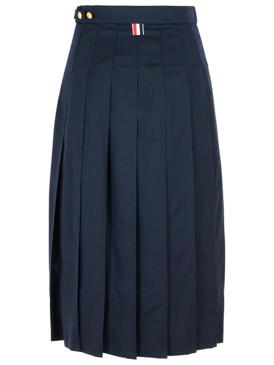 26SS 톰브라운 미디 스커트 FGC400V00626415 NAVY DOM - THOM BROWNE