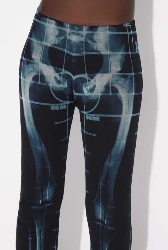 25SS 장 폴 고티에 레깅스 25 33 F PA183 T580 005956 Black navy lightblue - JEAN PAUL GAULTIER