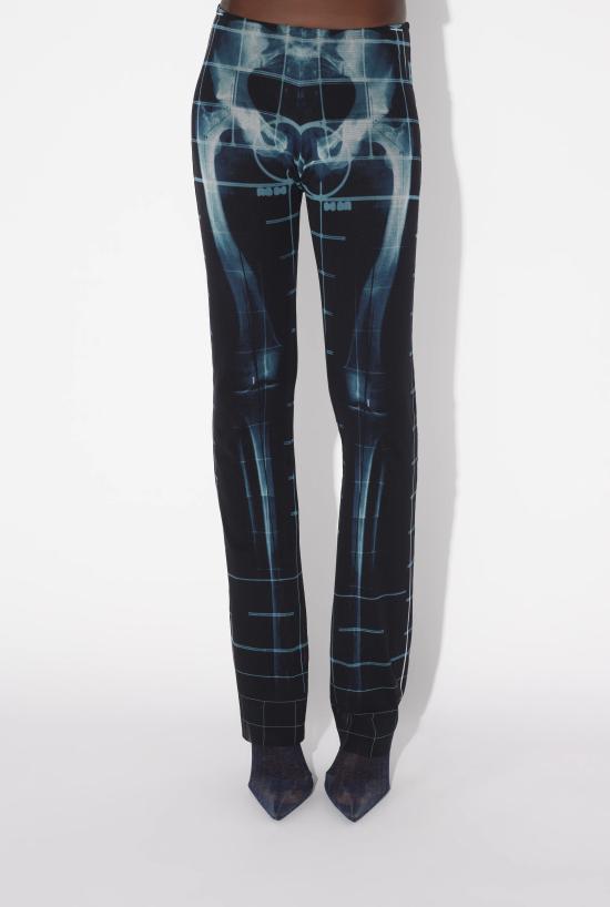 25SS 장 폴 고티에 레깅스 25 33 F PA183 T580 005956 Black navy lightblue - JEAN PAUL GAULTIER