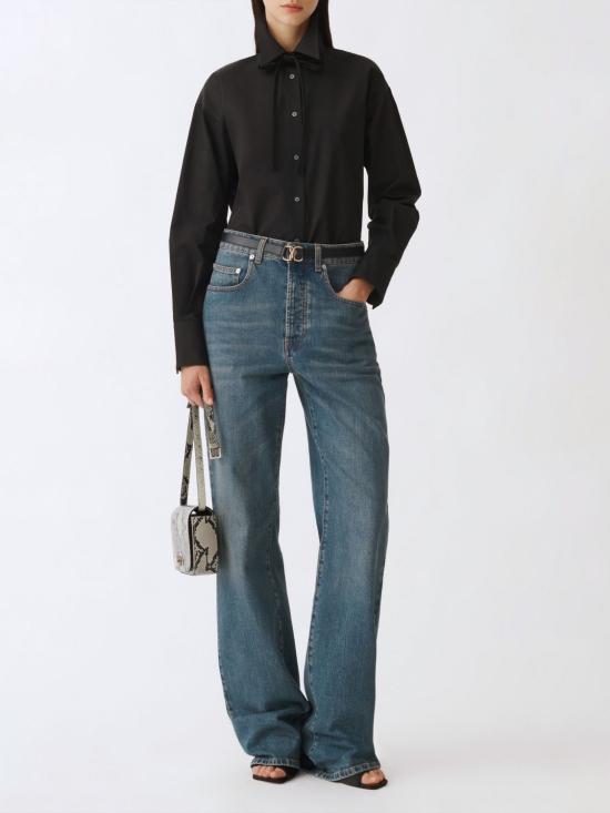 25SS 파비아나 필리피 셔츠 CAD265F329D650 825 Black - FABIANA FILIPPI