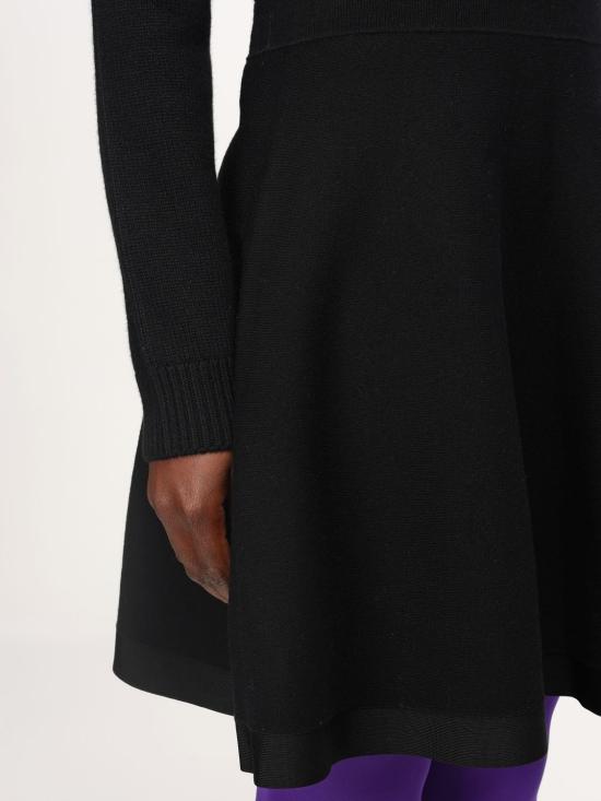 24FW 니나리찌 미디 스커트 24AMJU010ML0561 U9000 Black - NINA RICCI