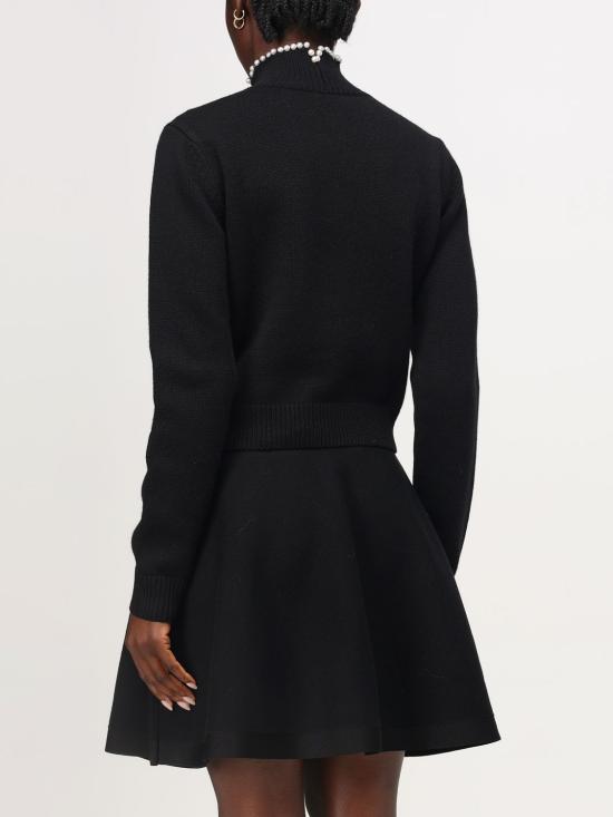 24FW 니나리찌 터틀넥 24AMPU010ML0563 U9000 Black - NINA RICCI