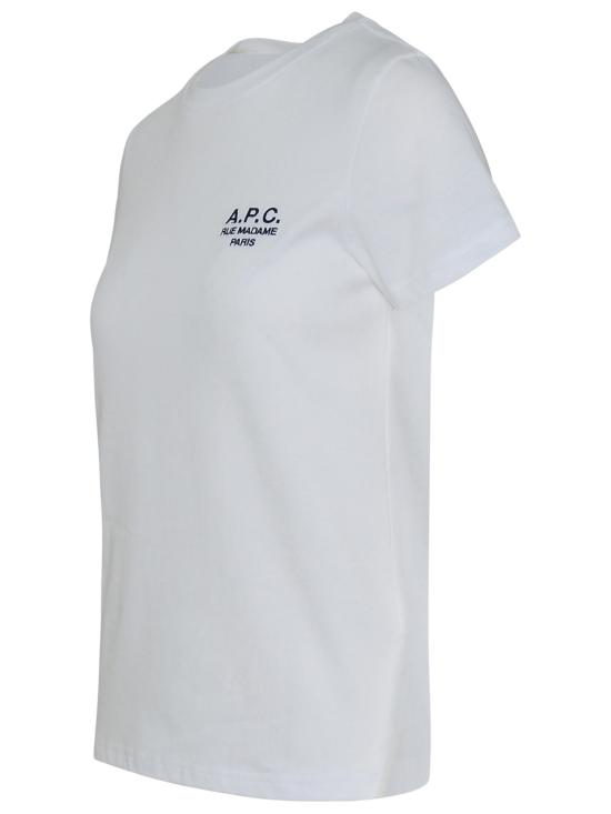  아페쎄 반팔 티셔츠 COEZCF26842AAB WHITE DOM - A.P.C.