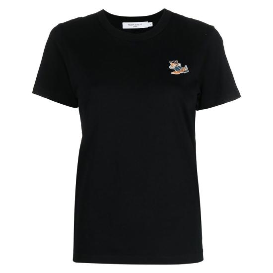  메종키츠네 반팔 티셔츠 KW00107KJ0008P199 BLACK DOM