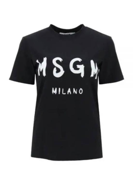  엠에스지엠 반팔 티셔츠 3441MDM20323700299 BLACK DOM