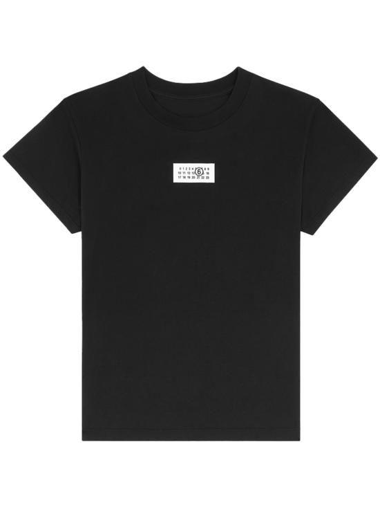 25SS MM6 메종마르지엘라 반팔 티셔츠 S52GC0327 S24312 900 Black