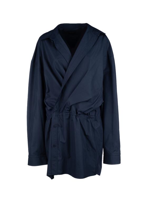 25SS 발렌시아가 숏 원피스 814136TRM17 4530 FADED BLUE