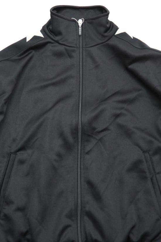  캐피탈 봄버 자켓 Kapital Smooth Jersey Standman & Woman 트랙 재킷 블랙 - KAPITAL