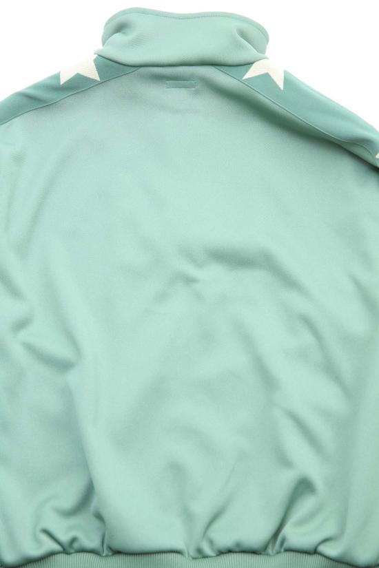  캐피탈 자켓 Kapital Smooth Jersey Standman & Woman 트랙 재킷 라이트 그린 - KAPITAL