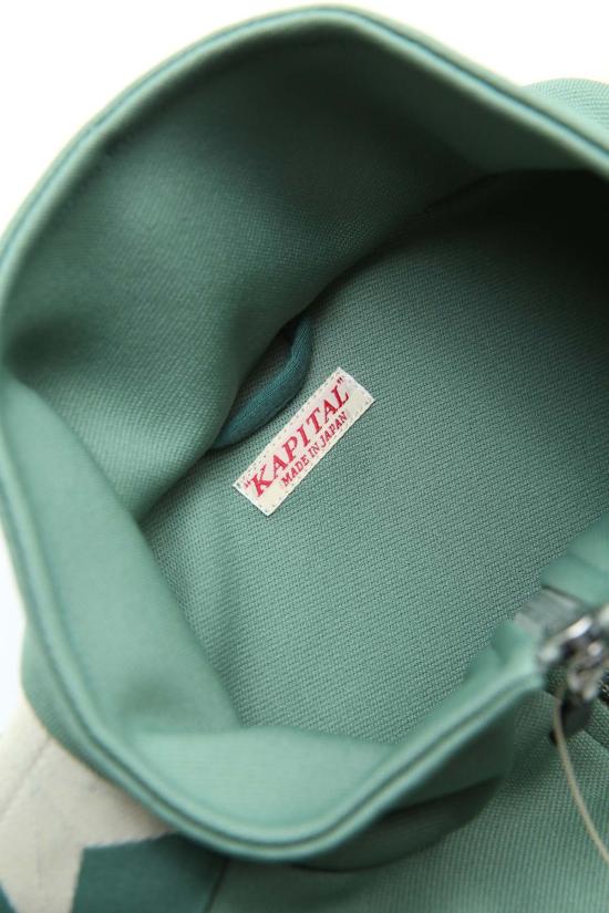  캐피탈 자켓 Kapital Smooth Jersey Standman & Woman 트랙 재킷 라이트 그린 - KAPITAL