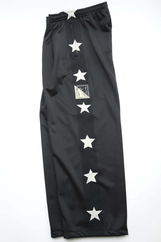  캐피탈 트레이닝/조거 팬츠 Kapital Smooth Jersey Stantman & Woman Baggy Track Pants 블랙 - KAPITAL