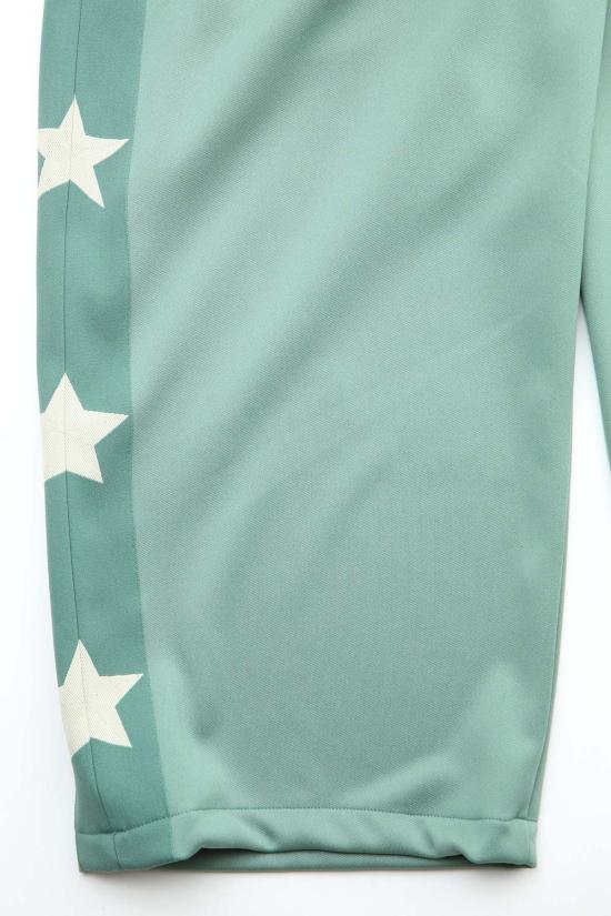  캐피탈 트레이닝/조거 팬츠 Kapital Smooth Jersey Stantman & Woman Baggy Track Pants Light Green - KAPITAL