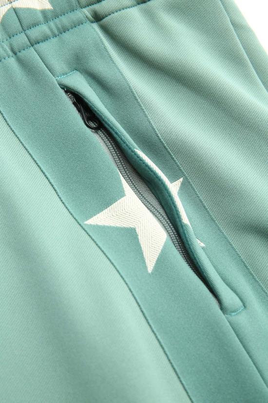  캐피탈 트레이닝/조거 팬츠 Kapital Smooth Jersey Stantman & Woman Baggy Track Pants Light Green - KAPITAL