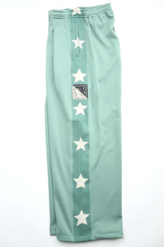  캐피탈 트레이닝/조거 팬츠 Kapital Smooth Jersey Stantman & Woman Baggy Track Pants Light Green - KAPITAL