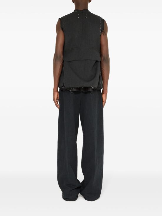 25SS 마르지엘라 베스트 S50FB0109S44578 855M GREY MELANGE - MAISON MARGIELA