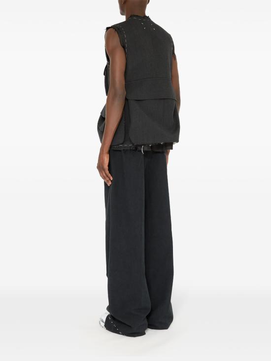 25SS 마르지엘라 베스트 S50FB0109S44578 855M GREY MELANGE - MAISON MARGIELA