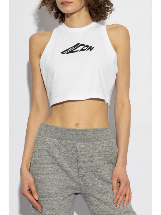 25SS 디스퀘어드2 민소매 티셔츠 S80NL0004D20033 100 WHITE - DSQUARED2