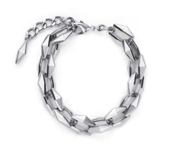 25SS 지미추 팔찌 DIAMOND CHN BRACELET CZI ANTIQUE SILVER - JIMMY CHOO