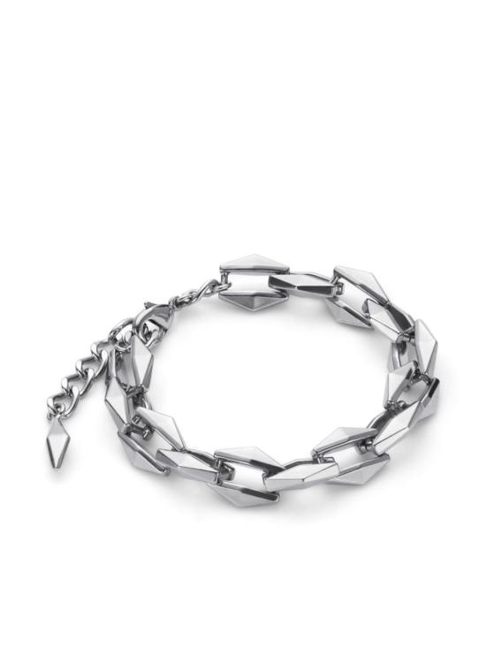 25SS 지미추 팔찌 DIAMOND CHN BRACELET CZI ANTIQUE SILVER - JIMMY CHOO