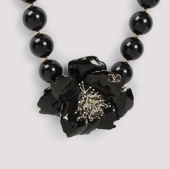 25SS 발렌티노 가라바니 목걸이/팬던트 6W2J0Y33KWG R4G ORO NERO MULTICOLOR BEIGE METALLIC - VALENTINO GARAVANI