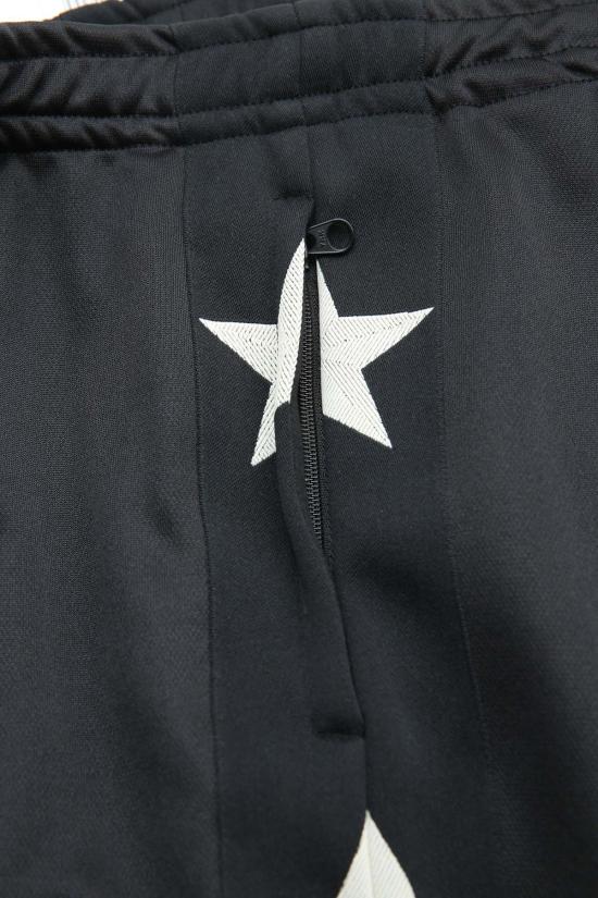  캐피탈 트레이닝/조거 팬츠 Kapital Smooth Jersey 스턴트맨 & 우먼 트랙 팬츠 블랙 - KAPITAL