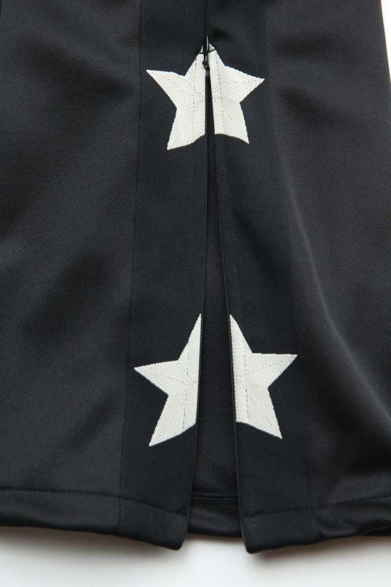  캐피탈 트레이닝/조거 팬츠 Kapital Smooth Jersey 스턴트맨 & 우먼 트랙 팬츠 블랙 - KAPITAL