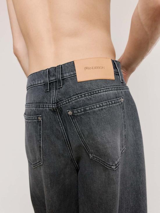  JW앤더슨 데님 JW 앤더슨 코튼 버클 커프 진 그레이 - JW ANDERSON