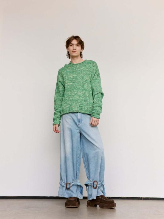  JW앤더슨 스웨터 JW 앤더슨 코튼 나일론 스페이스 다이 점퍼 애플 - JW ANDERSON