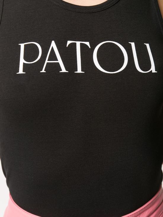 24FW 파투 민소매 티셔츠 JE0159994 999B BLACK - PATOU
