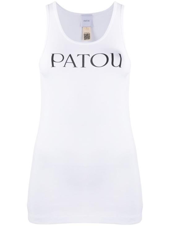 24FW 파투 민소매 티셔츠 JE0159994 001W WHITE - PATOU