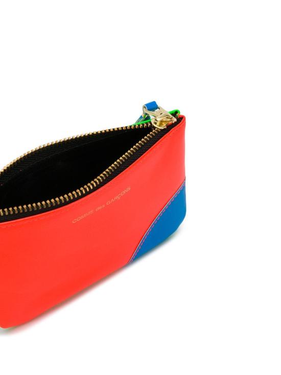 24FW 꼼데가르송 지갑 SA8100SF GREEN ORANGE - COMME DES GARCONS